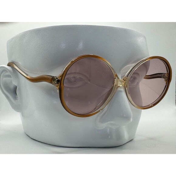 NEW Vintage Oversize Eyeglasses | Non Rx | Round Style | Gloria Vanderbilt main image 5